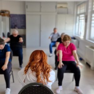 8 clase de mișcare cu execuție pe scaun - Online