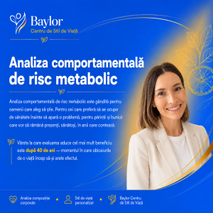 Analiză comportamentală de risc metabolic